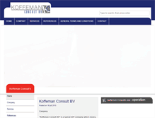 Tablet Screenshot of koffeman-consult.com